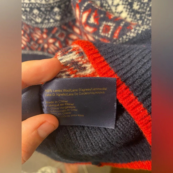 NWOT Brooks Brothers|| Lambs Wool Holiday Mini Dress, Size Large - Picture 5 of 5